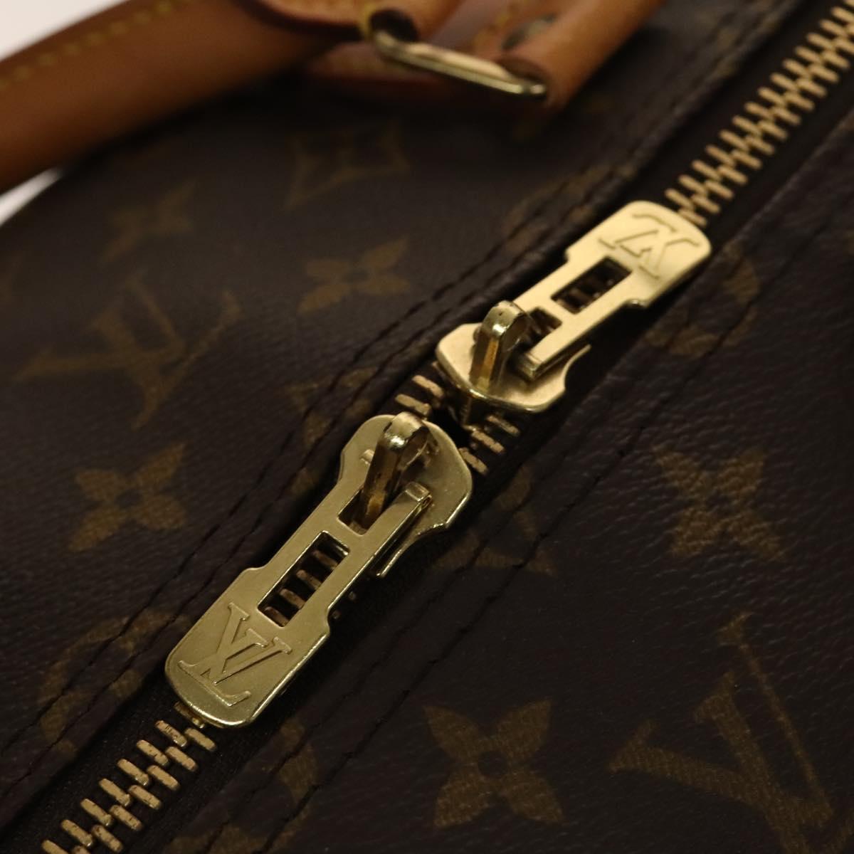 LOUIS VUITTON Monogram Keepall 55 Boston Bag M41424 LV Auth 140707