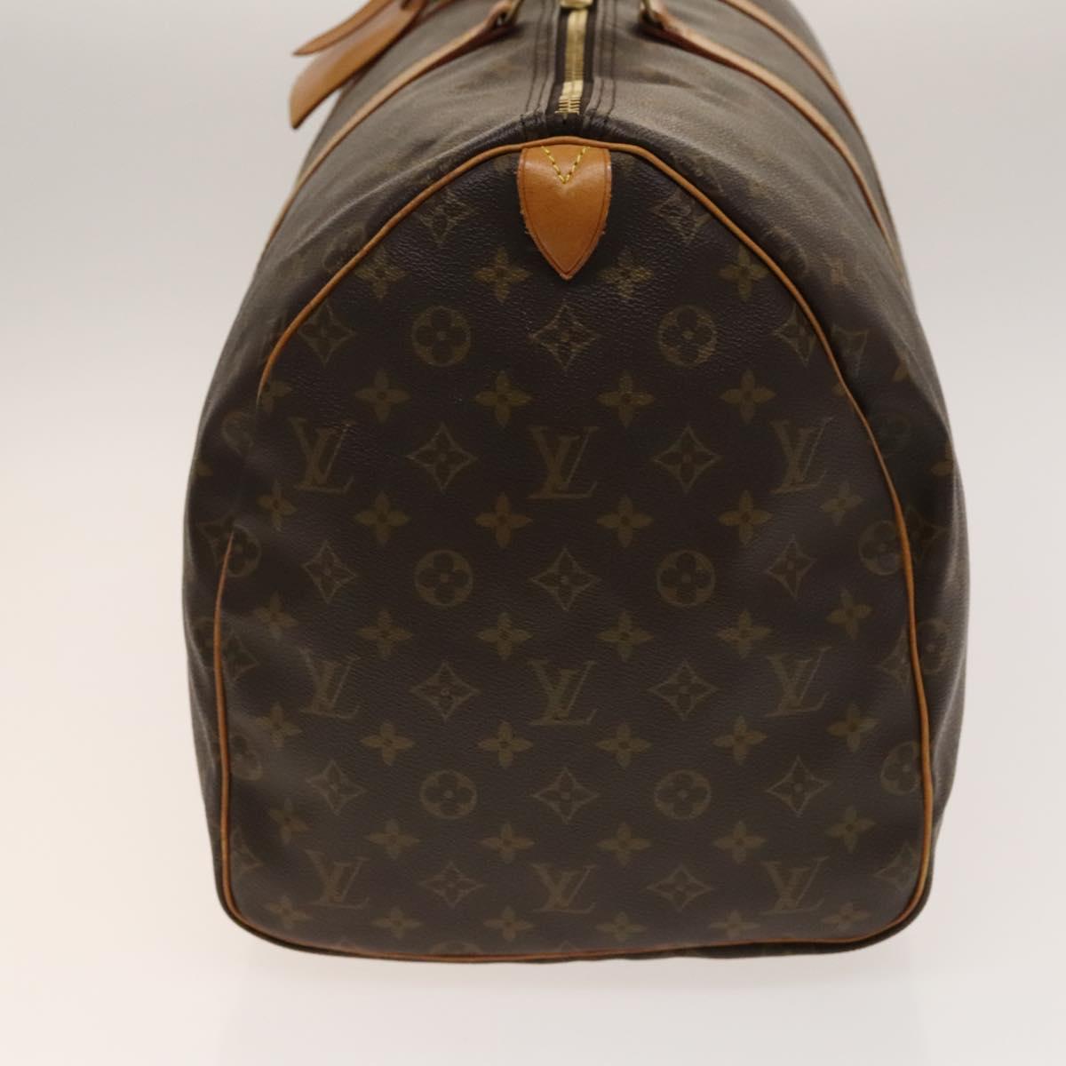 LOUIS VUITTON Monogram Keepall 55 Boston Bag M41424 LV Auth 140707
