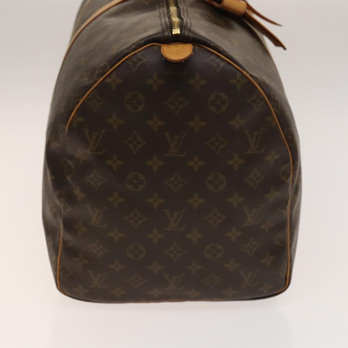 LOUIS VUITTON Monogram Keepall 55 Boston Bag M41424 LV Auth 140707