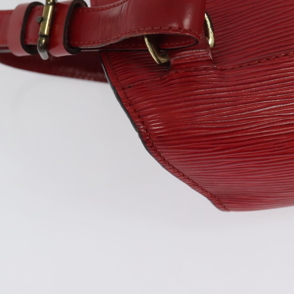 LOUIS VUITTON Epi Mabillon Backpack Castilian Red M52237 LV Auth 140708