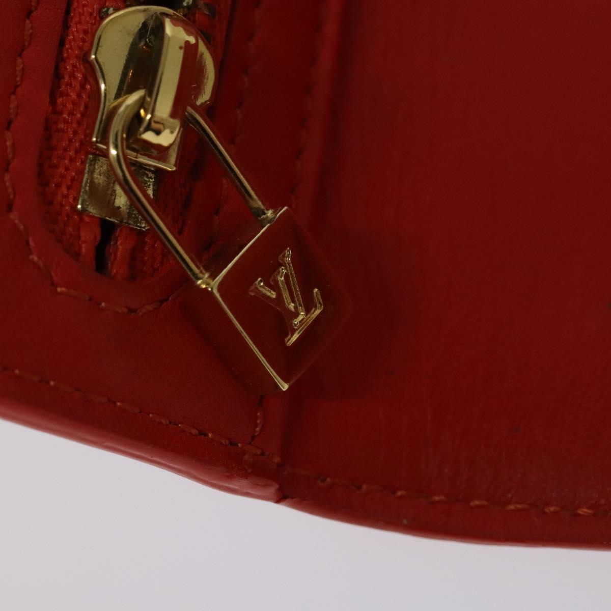 LOUIS VUITTON Monogram Vernis Walker Wallet Orange LV Auth 140710