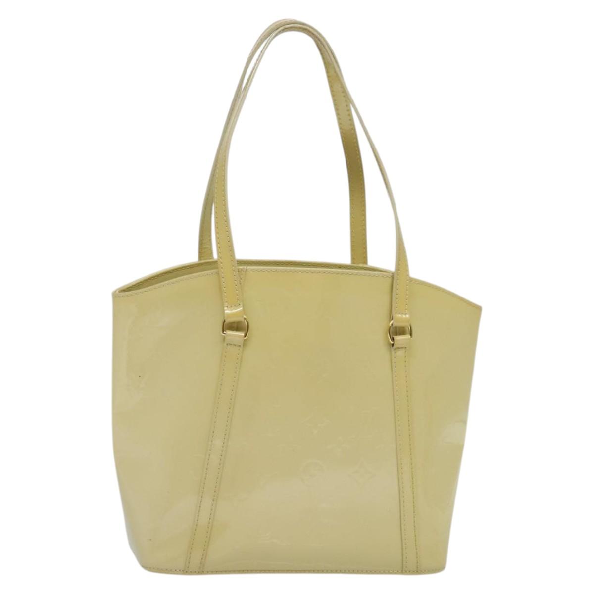 LOUIS VUITTON Monogram Vernis Avalon MM Tote Bag Broncorail M91743 Auth 140711