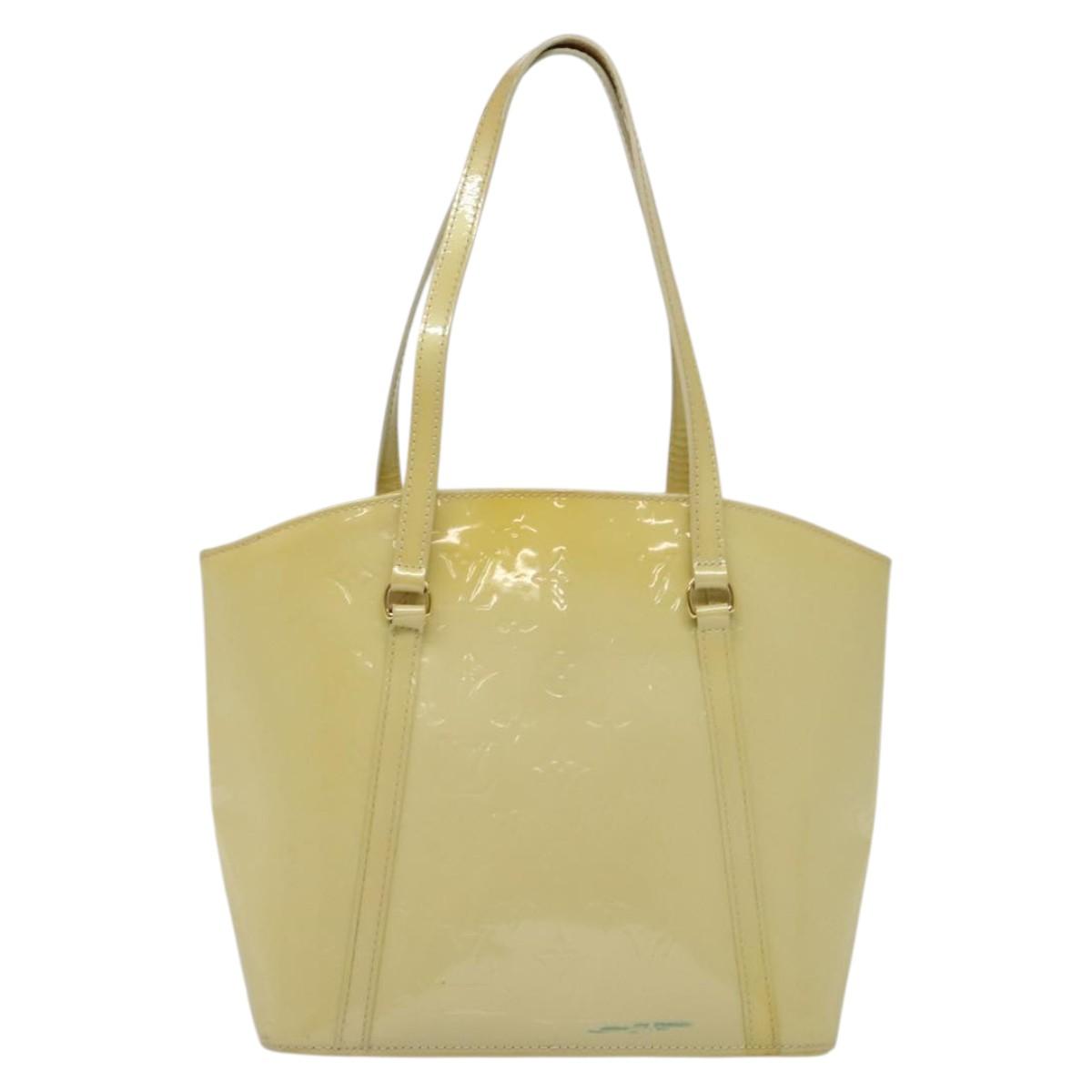 LOUIS VUITTON Monogram Vernis Avalon MM Tote Bag Broncorail M91743 Auth 140711