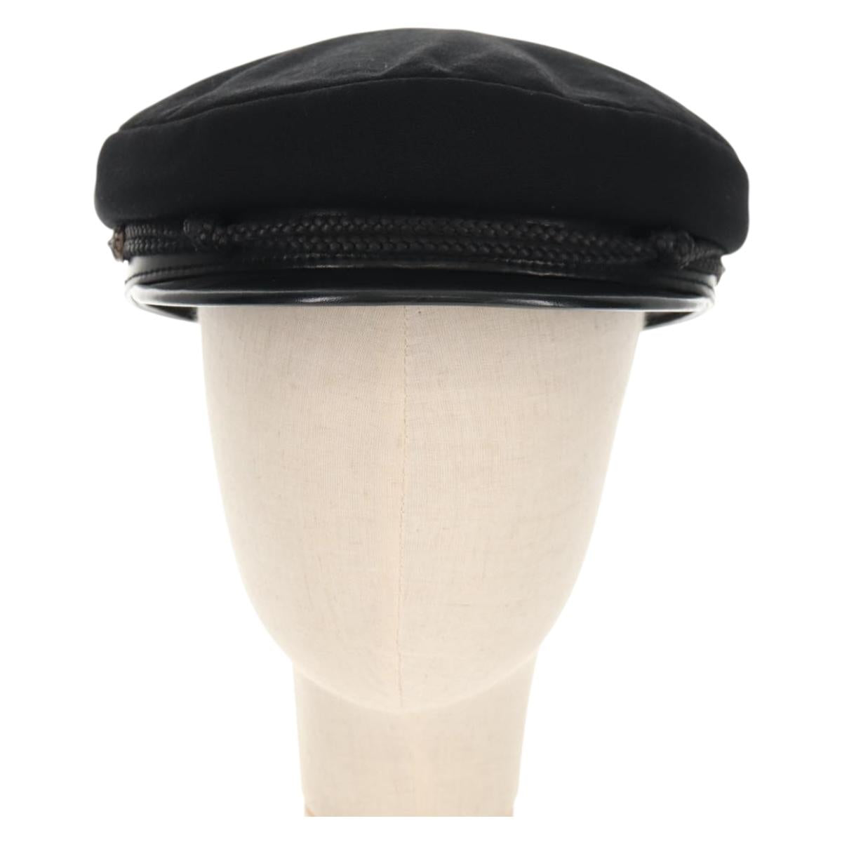 Chrome Hearts Marine Cap Wool Black Auth 140728M