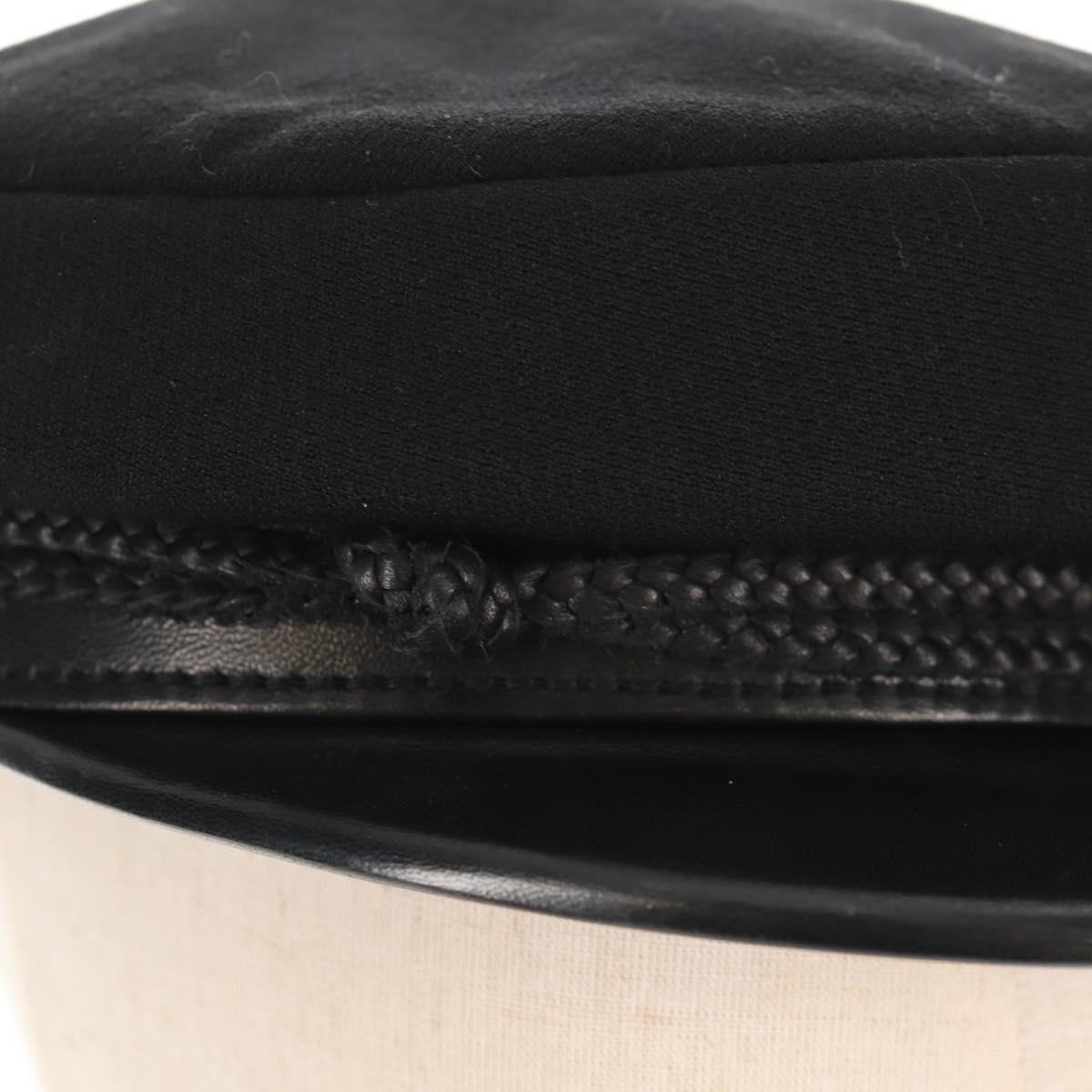 Chrome Hearts Marine Cap Wool Black Auth 140728M