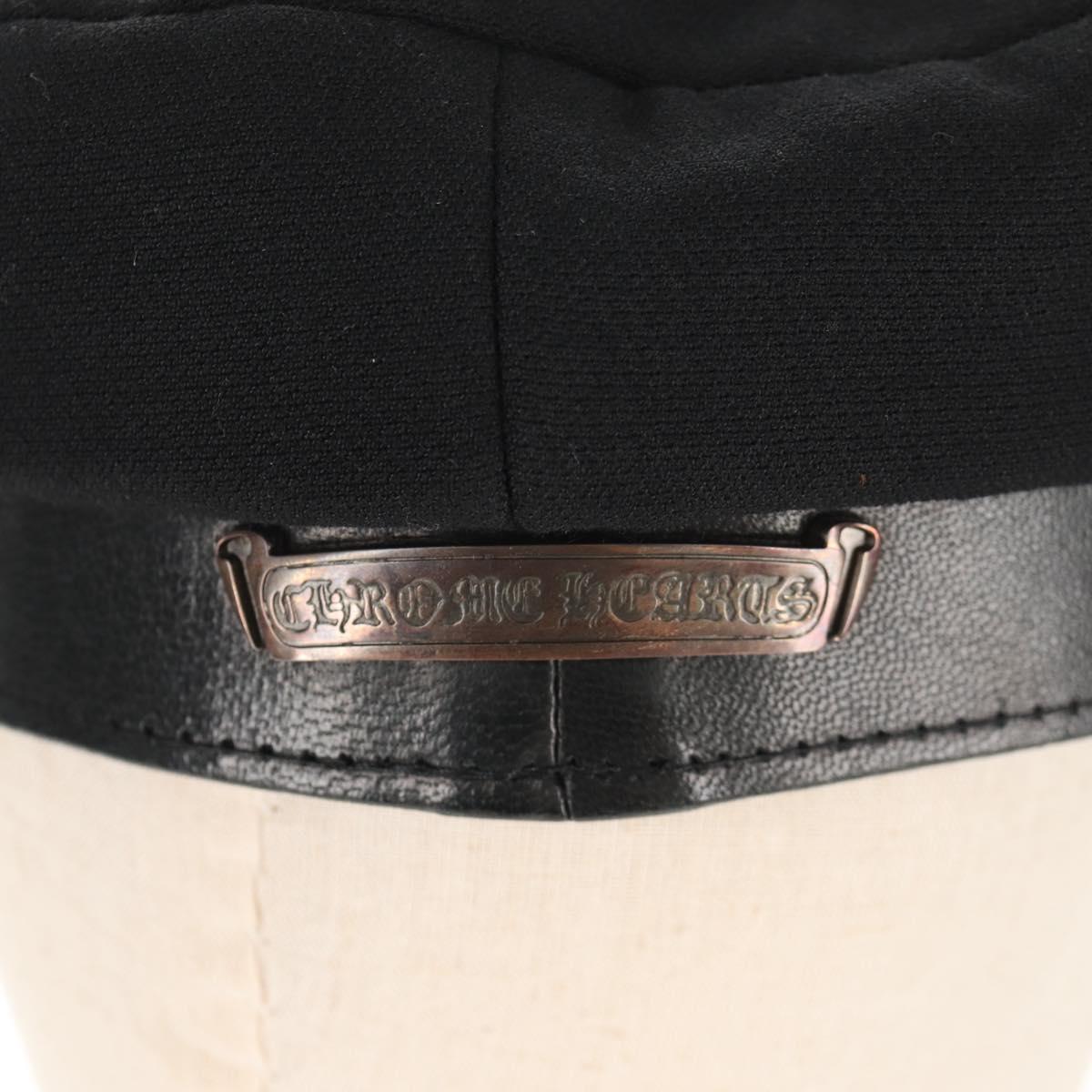 Chrome Hearts Marine Cap Wool Black Auth 140728M