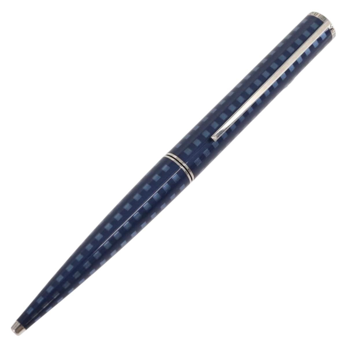 LOUIS VUITTON Jet Rack Set Pen metal Blue Gray LV Auth 140730