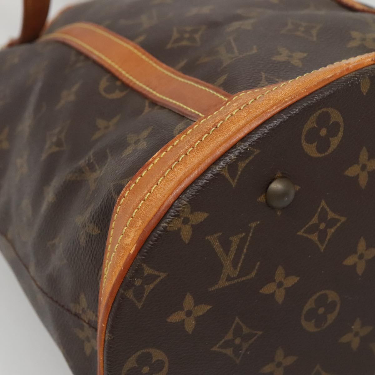 LOUIS VUITTON Monogram Bucket GM Shoulder Bag M42236 LV Auth 140740