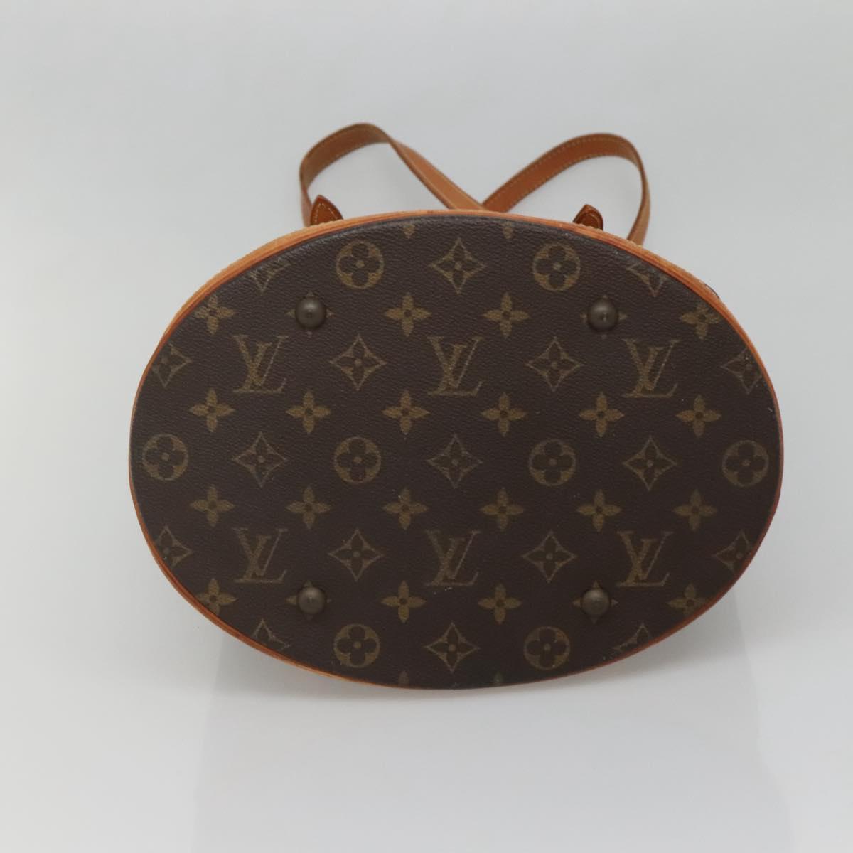 LOUIS VUITTON Monogram Bucket GM Shoulder Bag M42236 LV Auth 140740