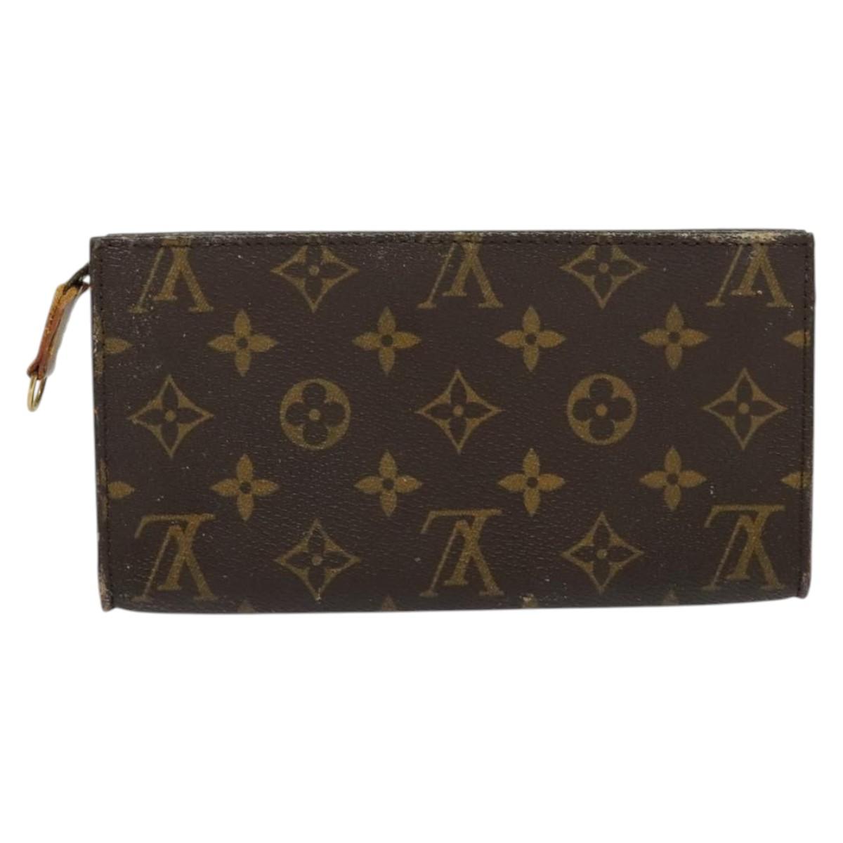 LOUIS VUITTON Monogram Bucket GM Accessory Pouch LV Auth 140741