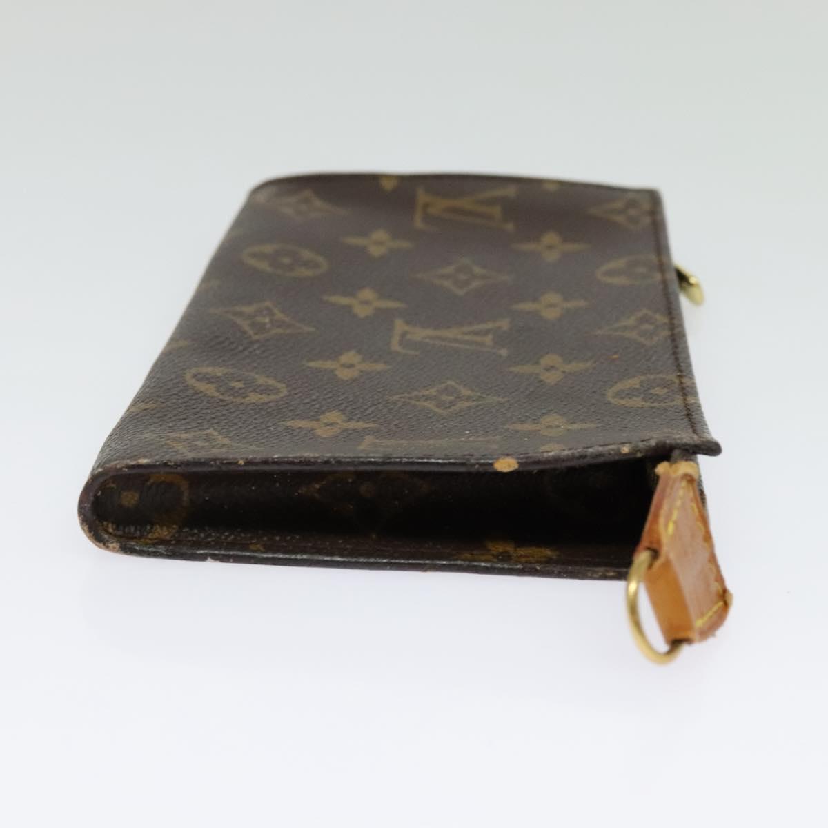 LOUIS VUITTON Monogram Bucket GM Accessory Pouch LV Auth 140741