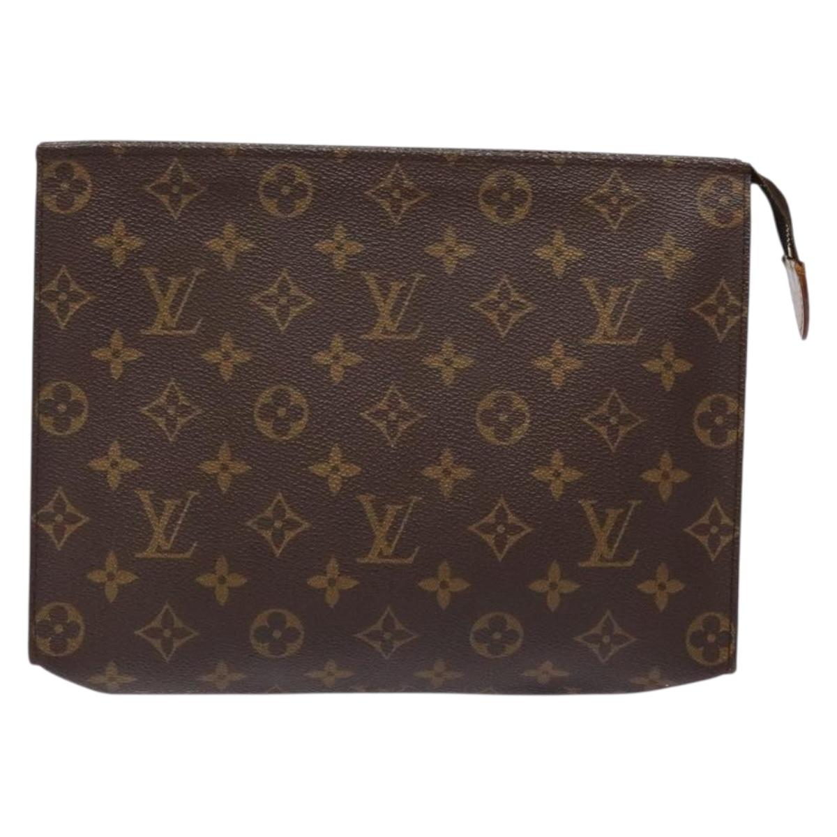 LOUIS VUITTON Monogram Posh Toilette 26 Pouch M47542 LV Auth 140742