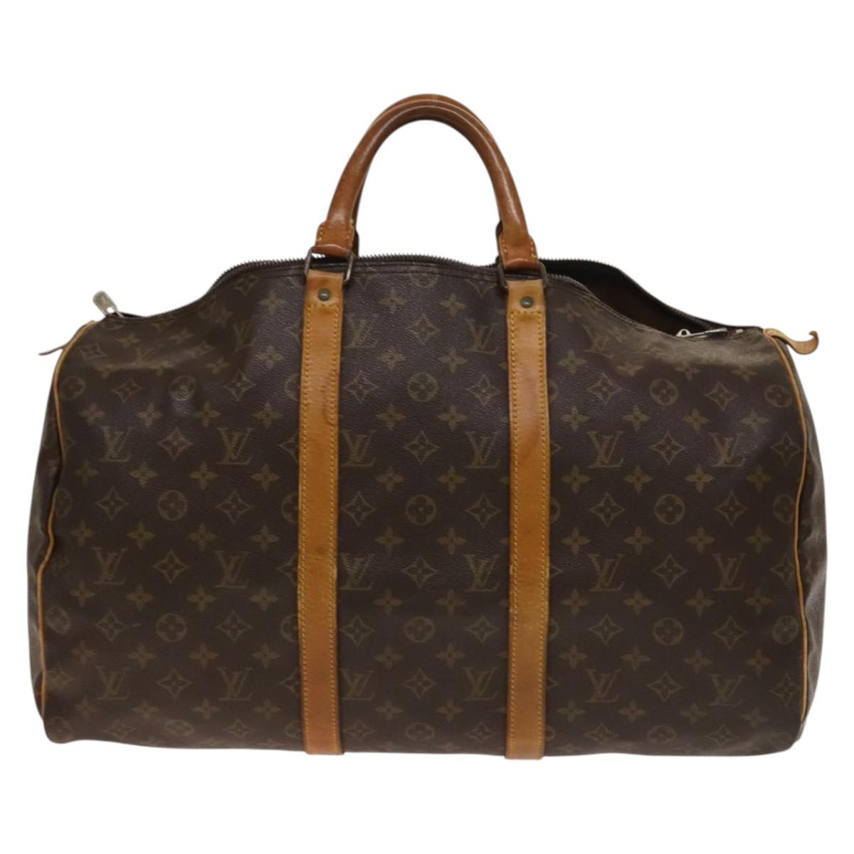 LOUIS VUITTON Monogram Keepall 50 Boston Bag M41426 LV Auth 140745