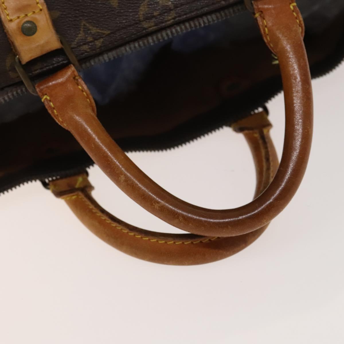 LOUIS VUITTON Monogram Keepall 50 Boston Bag M41426 LV Auth 140745