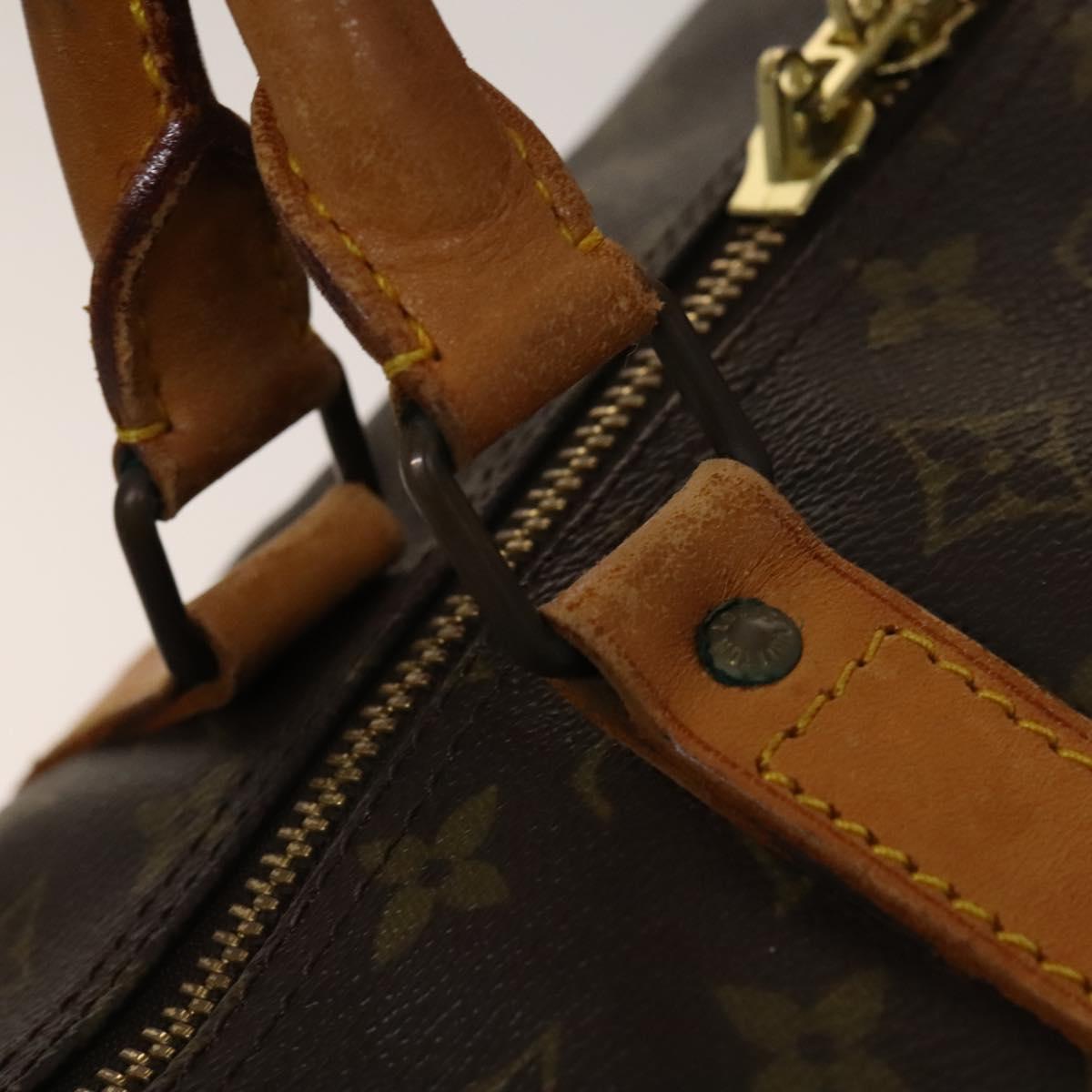 LOUIS VUITTON Monogram Keepall 60 Boston Bag M41422 LV Auth 140746