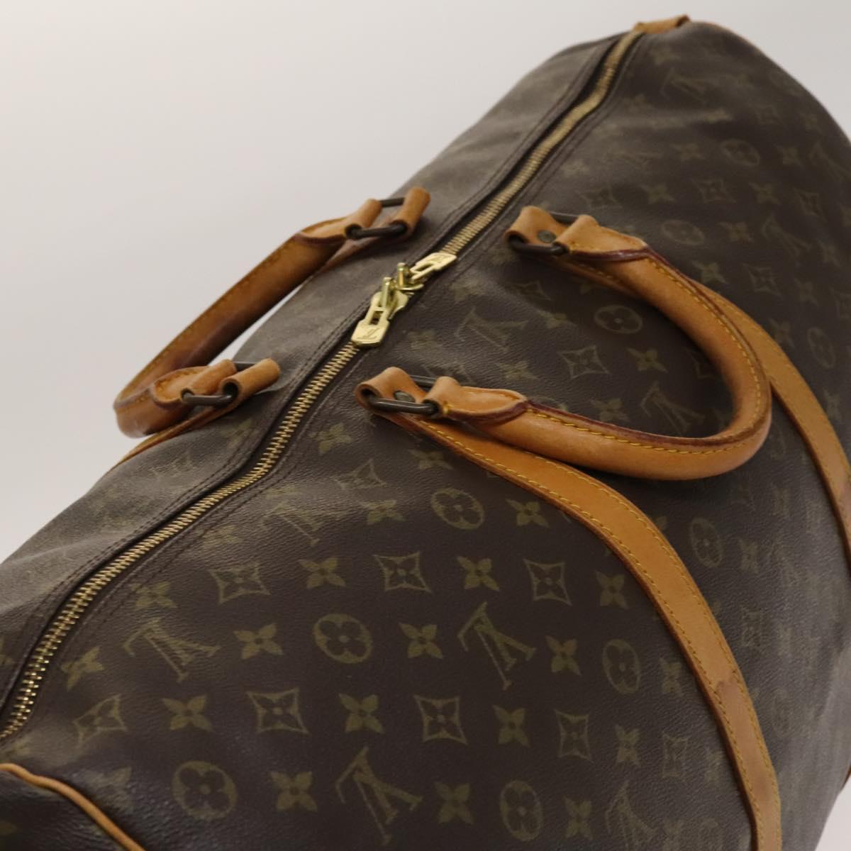 LOUIS VUITTON Monogram Keepall 60 Boston Bag M41422 LV Auth 140746