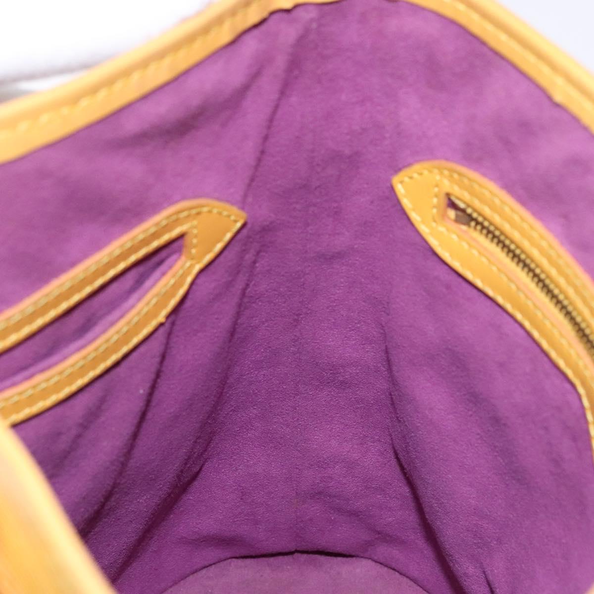 LOUIS VUITTON Epi Bucket PM Shoulder Bag SPO Yellow LV Auth 140747