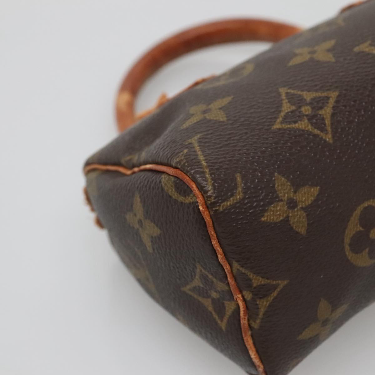 LOUIS VUITTON Monogram Mini Speedy Hand Bag M41534 LV Auth 140754