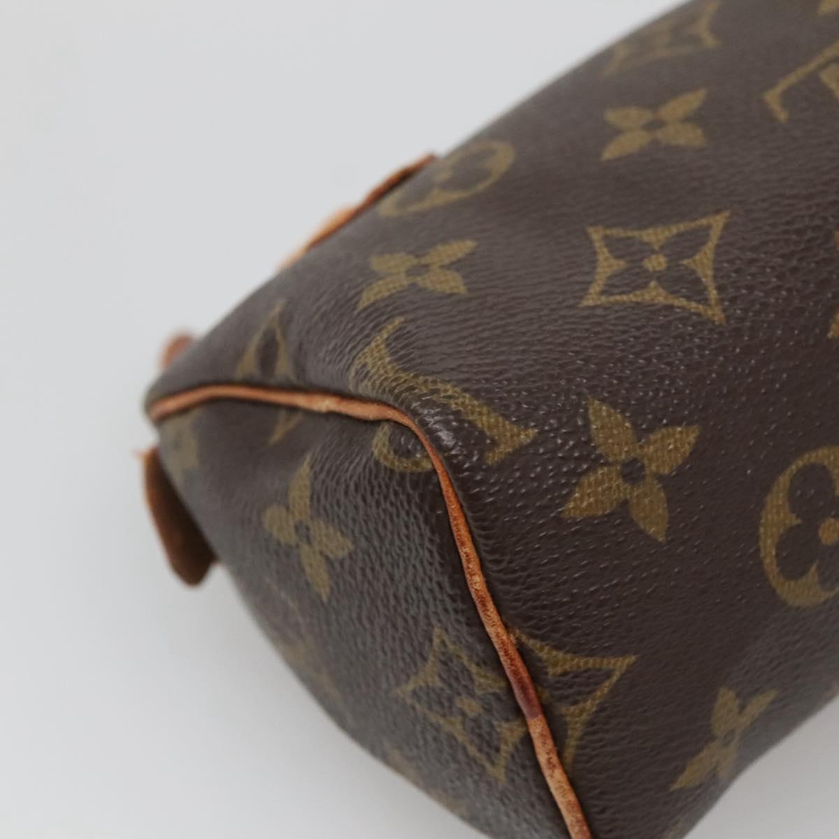 LOUIS VUITTON Monogram Mini Speedy Hand Bag M41534 LV Auth 140754