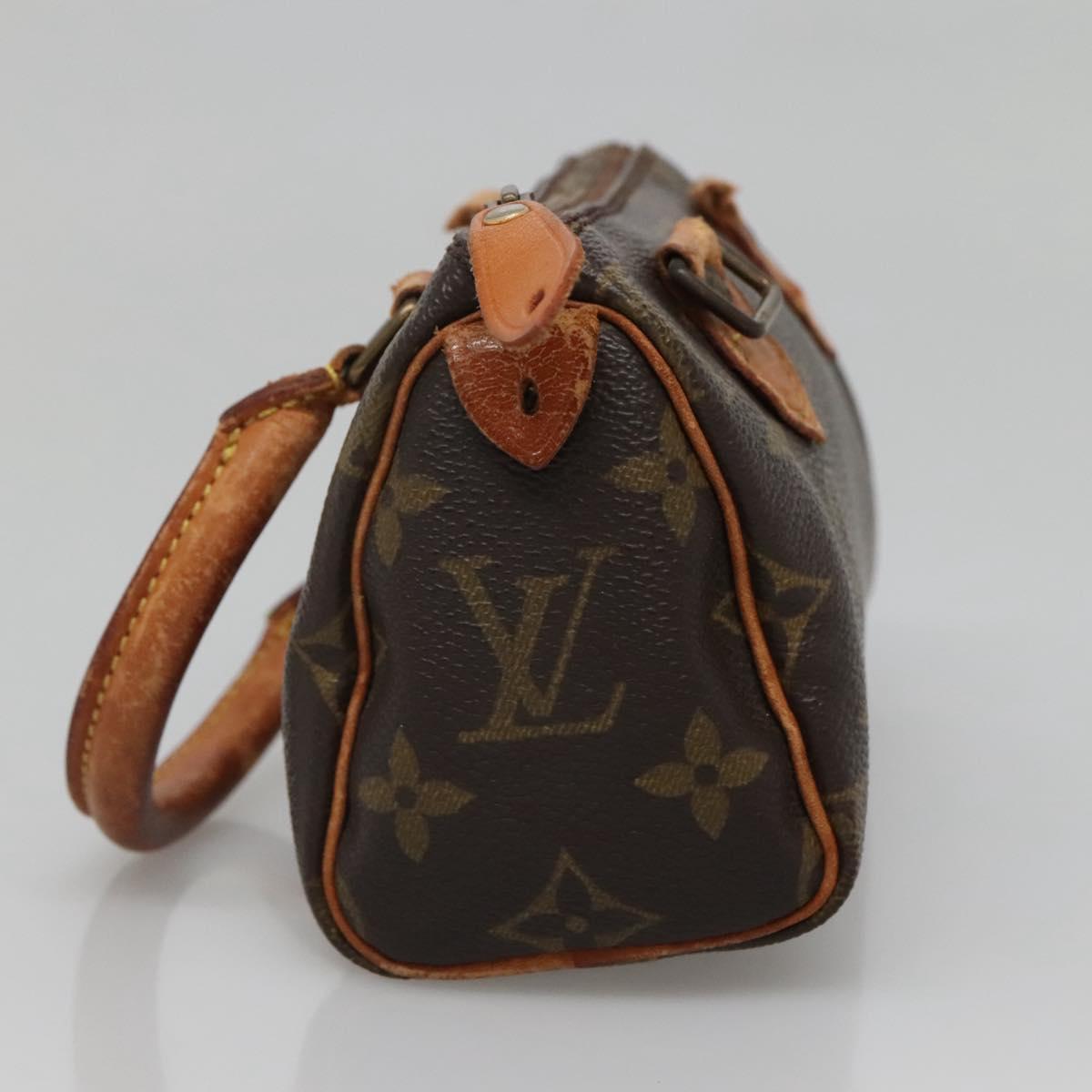 LOUIS VUITTON Monogram Mini Speedy Hand Bag M41534 LV Auth 140754