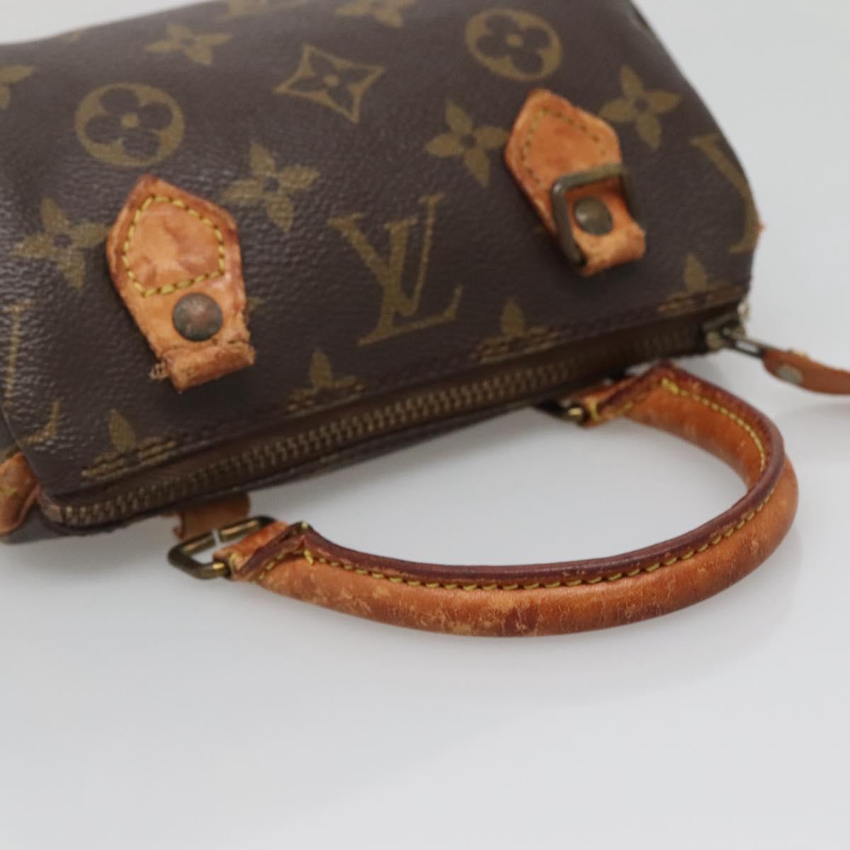 LOUIS VUITTON Monogram Mini Speedy Hand Bag M41534 LV Auth 140754