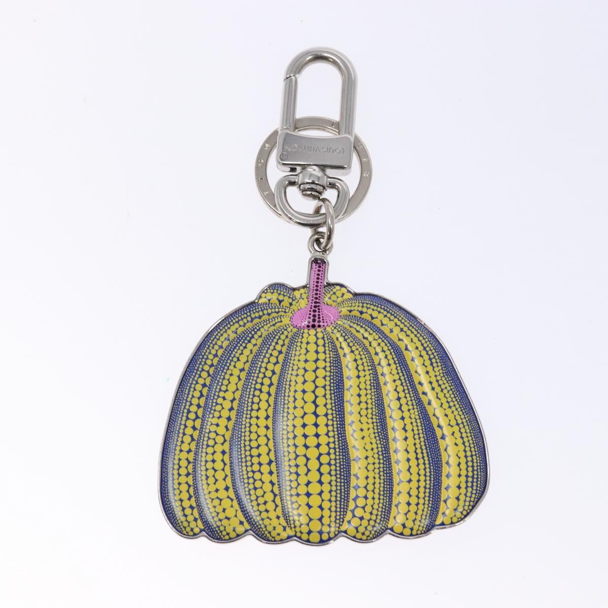 LOUIS VUITTON Porte Cles Pumpkin Charm metal Yellow M01103 LV Auth 140762