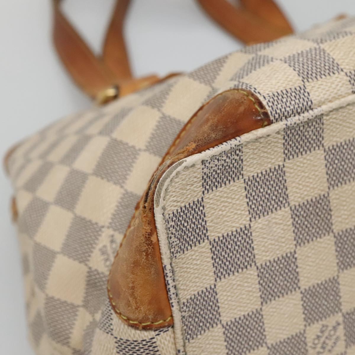 LOUIS VUITTON Damier Azur Hampstead PM Tote Bag N51207 LV Auth 140778