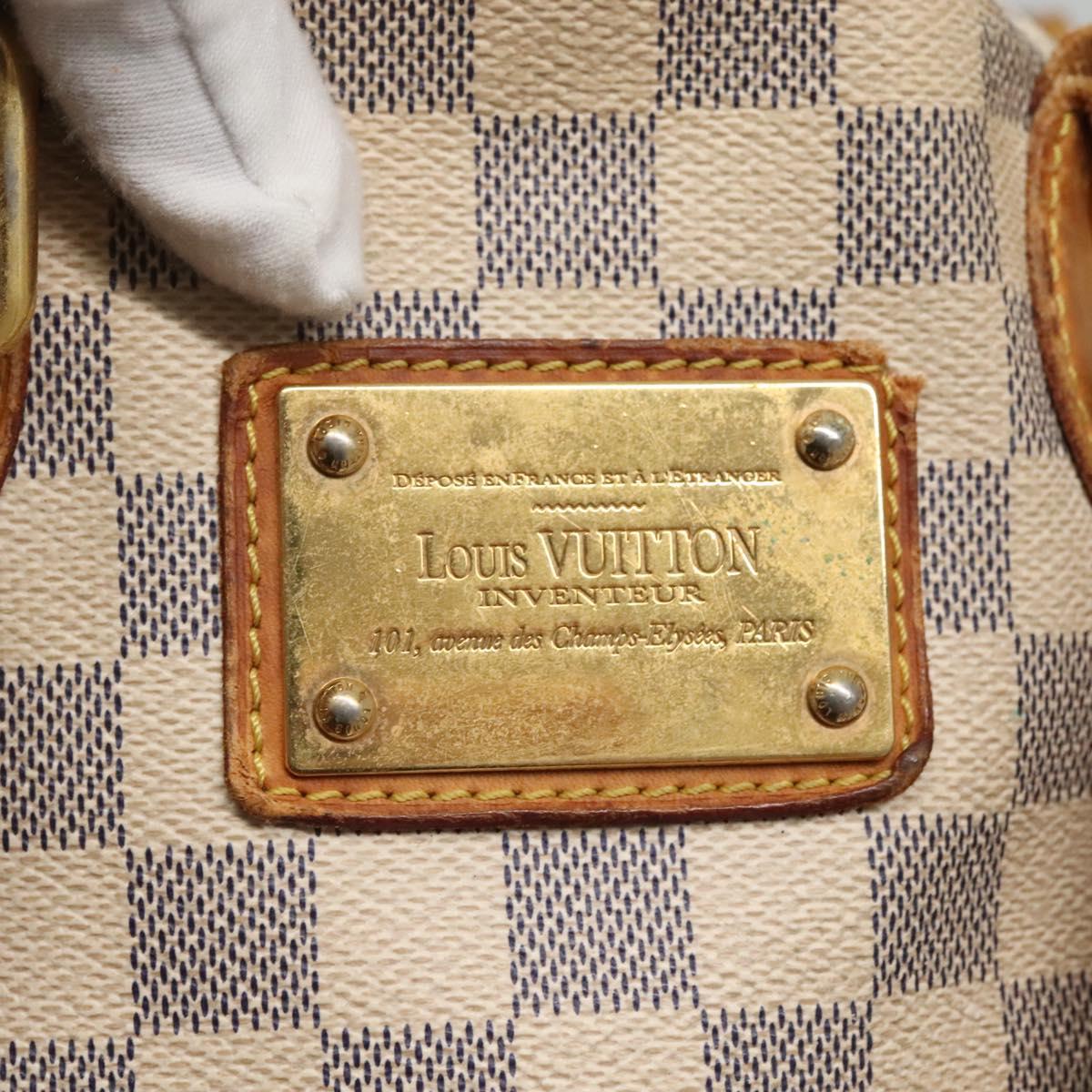 LOUIS VUITTON Damier Azur Hampstead PM Tote Bag N51207 LV Auth 140778
