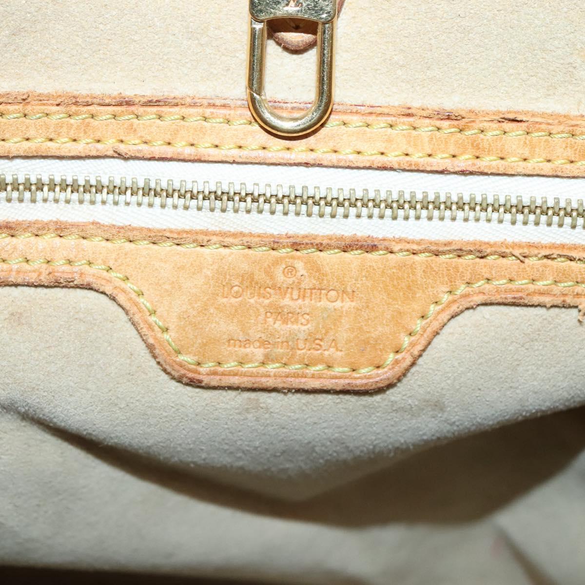 LOUIS VUITTON Damier Azur Hampstead PM Tote Bag N51207 LV Auth 140778