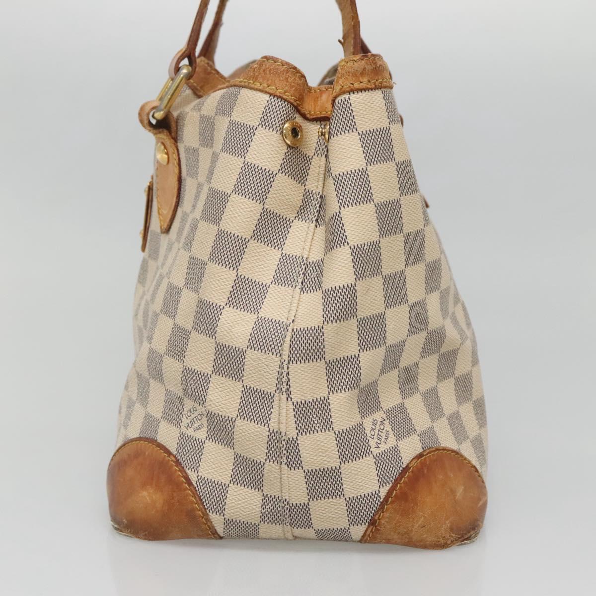LOUIS VUITTON Damier Azur Hampstead PM Tote Bag N51207 LV Auth 140778