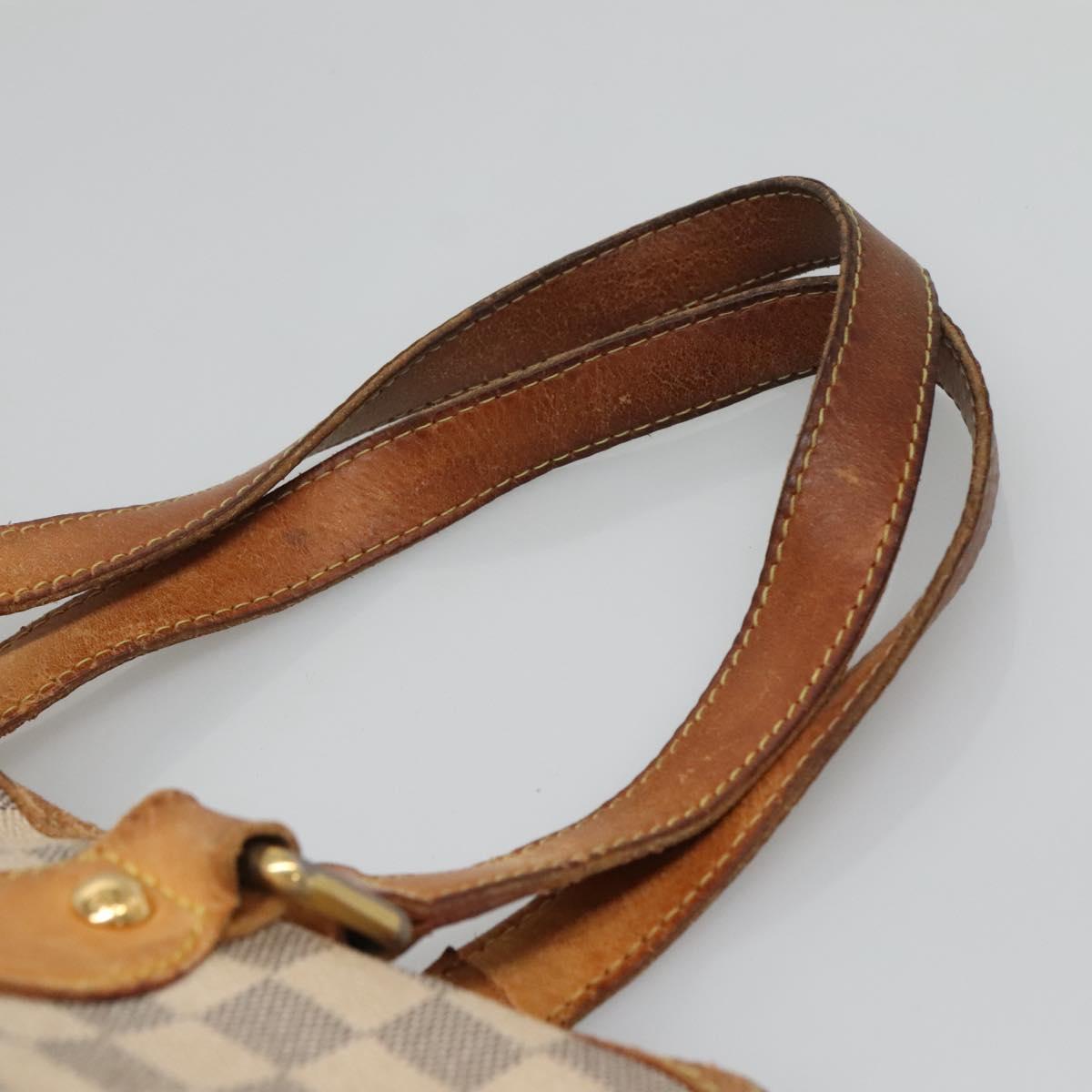 LOUIS VUITTON Damier Azur Hampstead PM Tote Bag N51207 LV Auth 140778