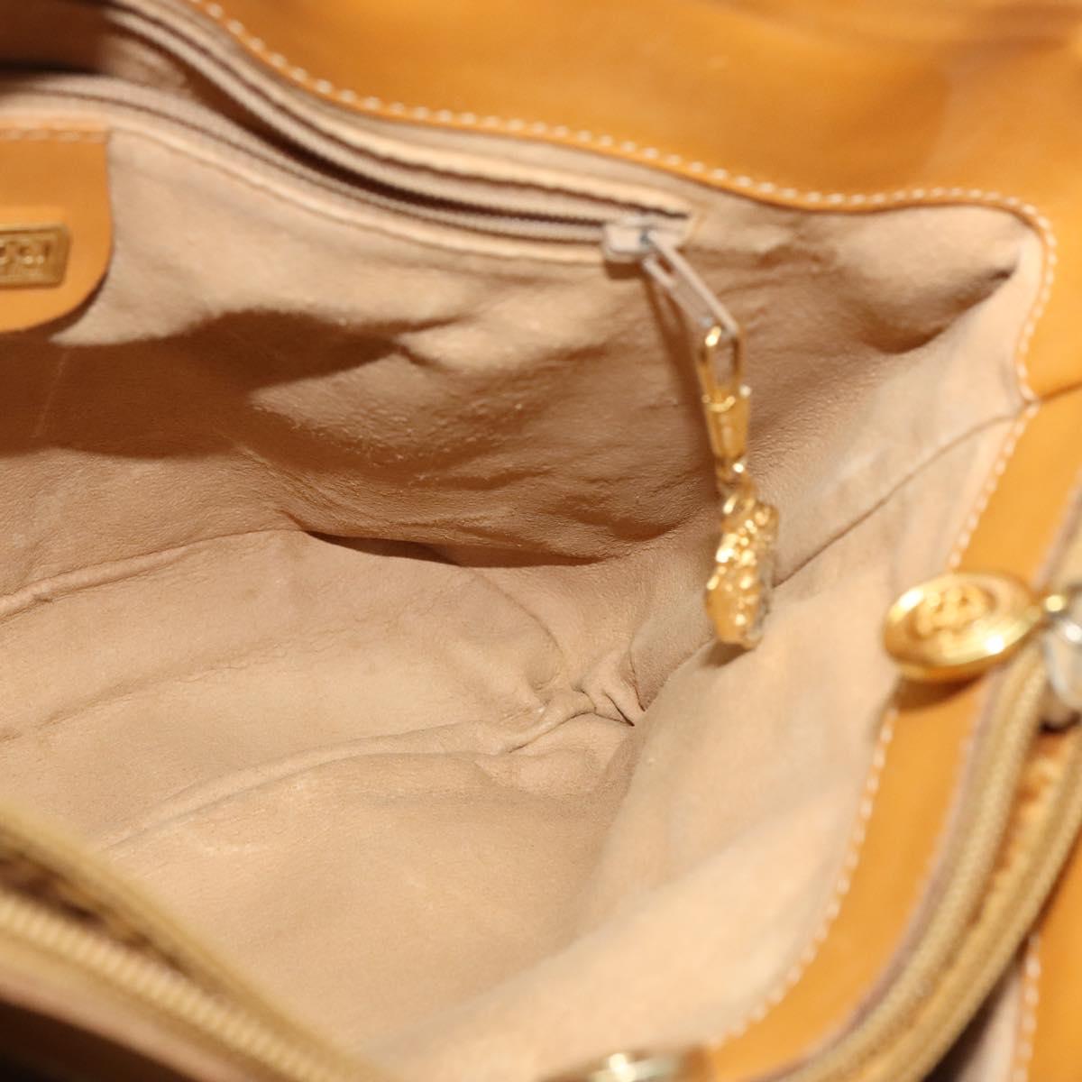GUCCI Micro GG Supreme Shoulder Bag PVC Beige Gold 001 14 0934 Auth 140786
