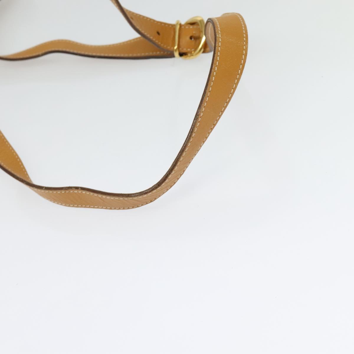 GUCCI Micro GG Supreme Shoulder Bag PVC Beige Gold 001 14 0934 Auth 140786