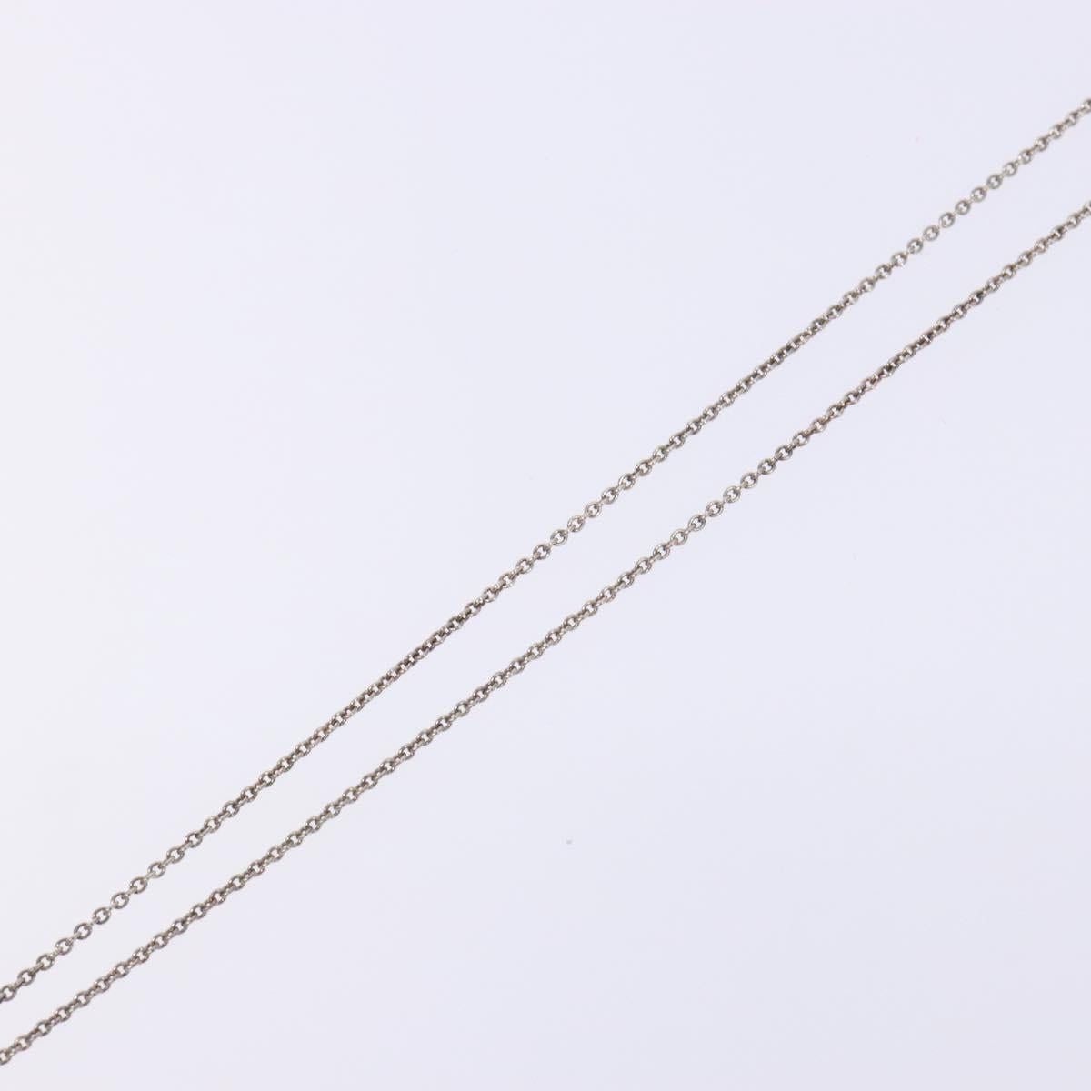 TIFFANY&Co. Open Heart Necklace Ag925 Silver Auth 140822