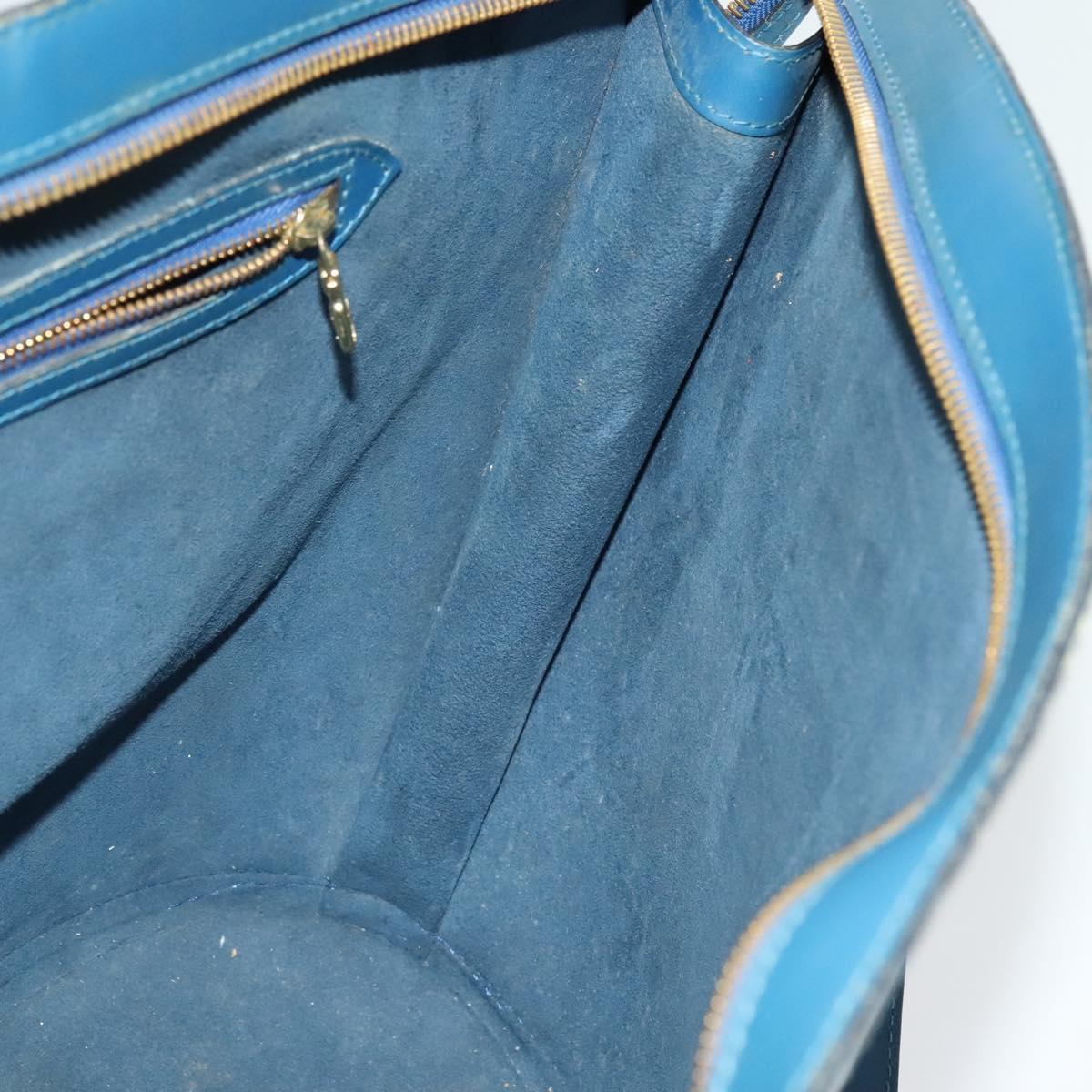 LOUIS VUITTON Epi Saint Jacques Shopping Shoulder Bag Blue M52275 LV Auth 140843