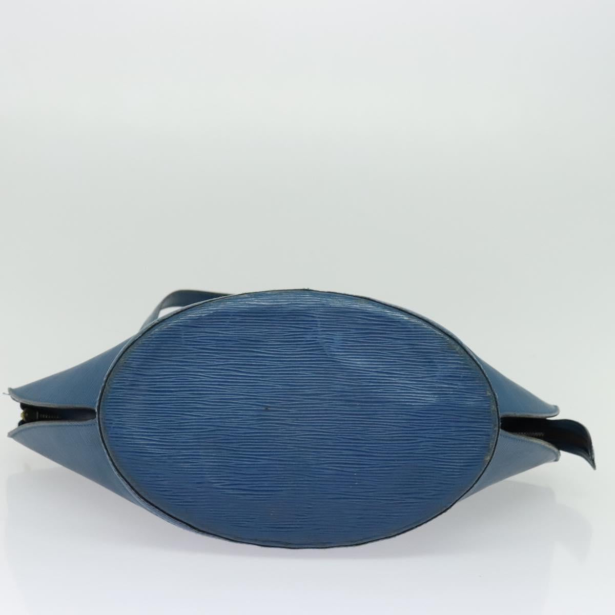LOUIS VUITTON Epi Saint Jacques Shopping Shoulder Bag Blue M52275 LV Auth 140843