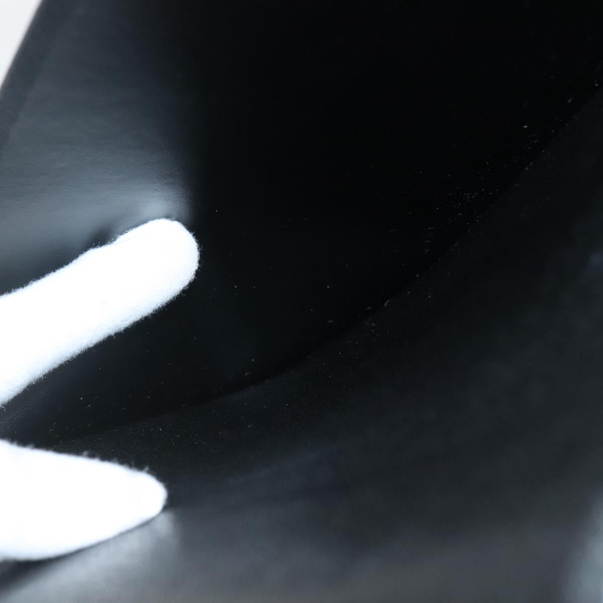 LOUIS VUITTON Taiga Agenda GM Day Planner Cover Black R20232 LV Auth 140844