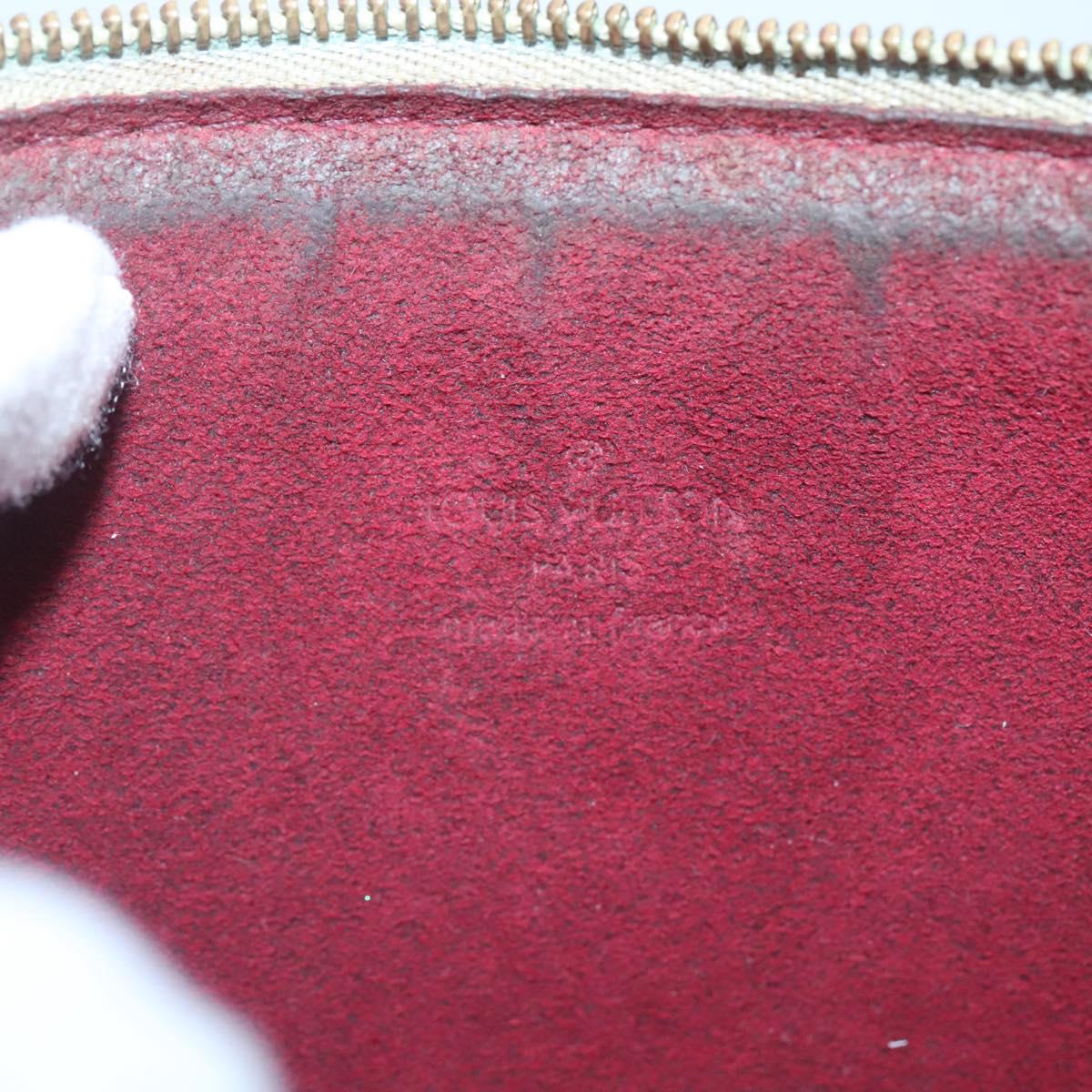 LOUIS VUITTON Monogram Multicolor Pochette Pouch White M92649 LV Auth 140848