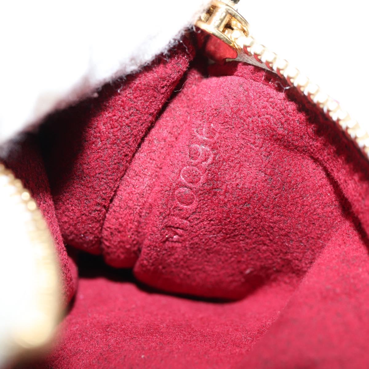 LOUIS VUITTON Monogram Multicolor Pochette MM Pouch White M60028 LV Auth 140849V