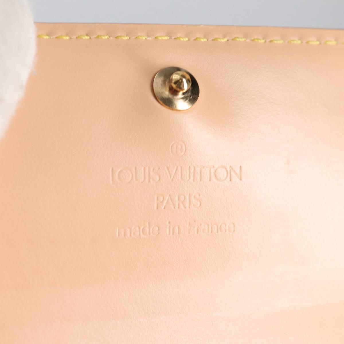LOUIS VUITTON Multicolor Porte Monnaie Pla Coin Purse White M92657 Auth 140850V