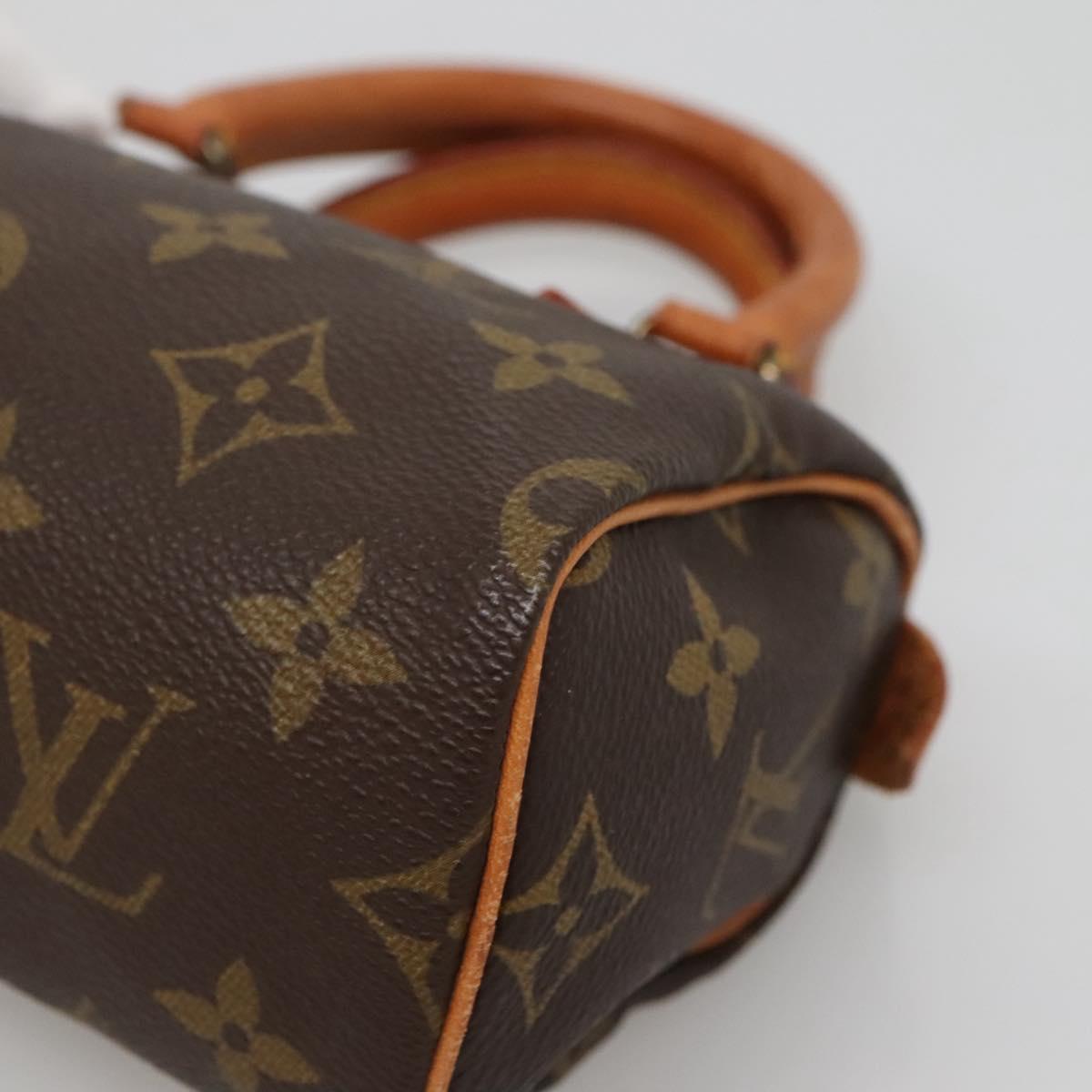 LOUIS VUITTON Monogram Mini Speedy Hand Bag M41534 LV Auth 140853