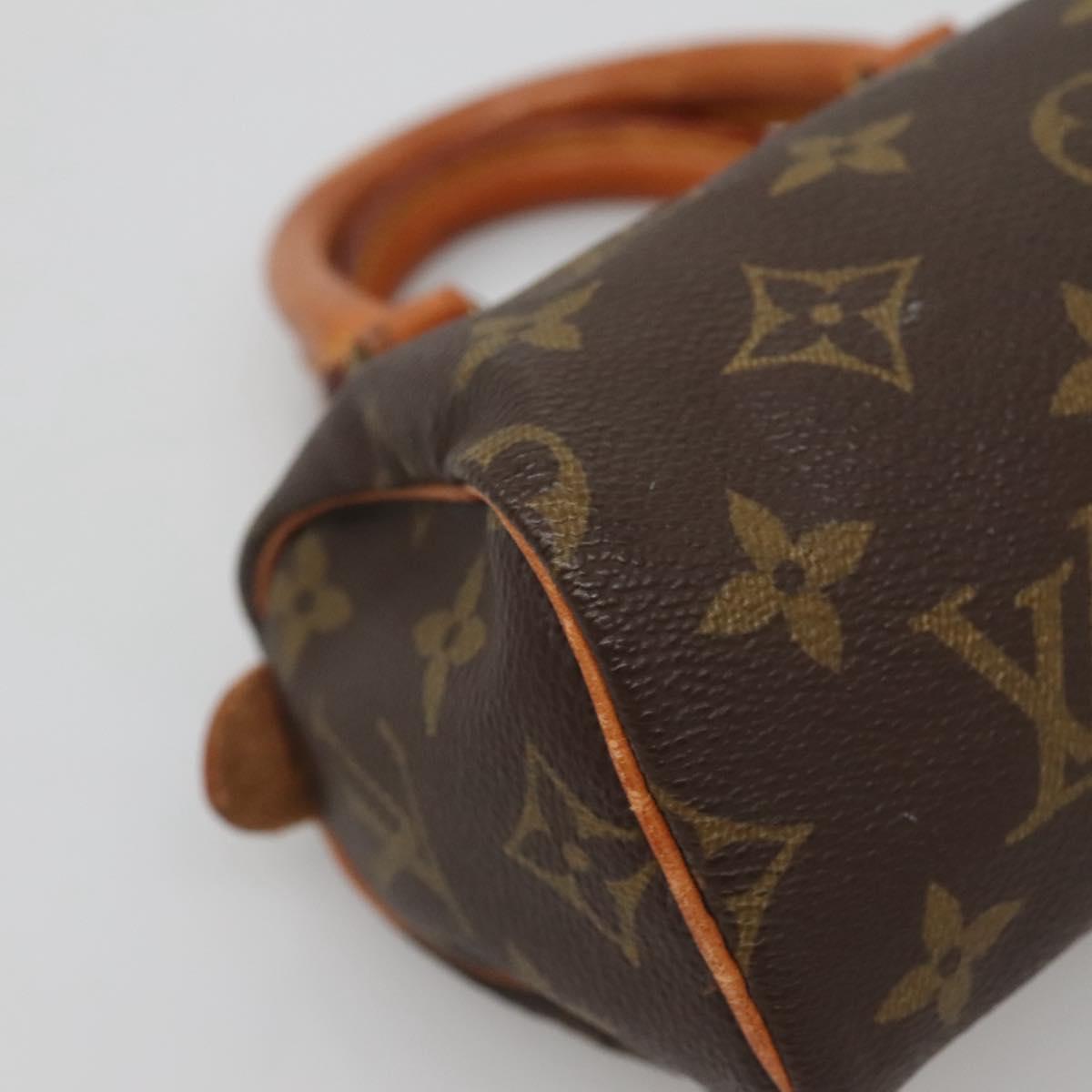 LOUIS VUITTON Monogram Mini Speedy Hand Bag M41534 LV Auth 140853