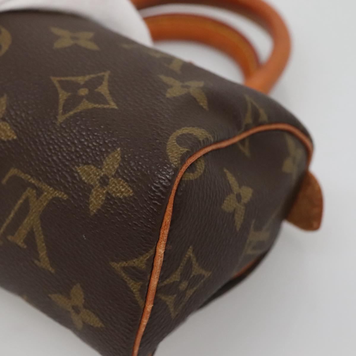 LOUIS VUITTON Monogram Mini Speedy Hand Bag M41534 LV Auth 140853