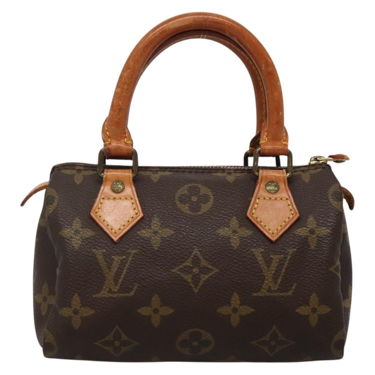 LOUIS VUITTON Monogram Mini Speedy Hand Bag M41534 LV Auth 140853