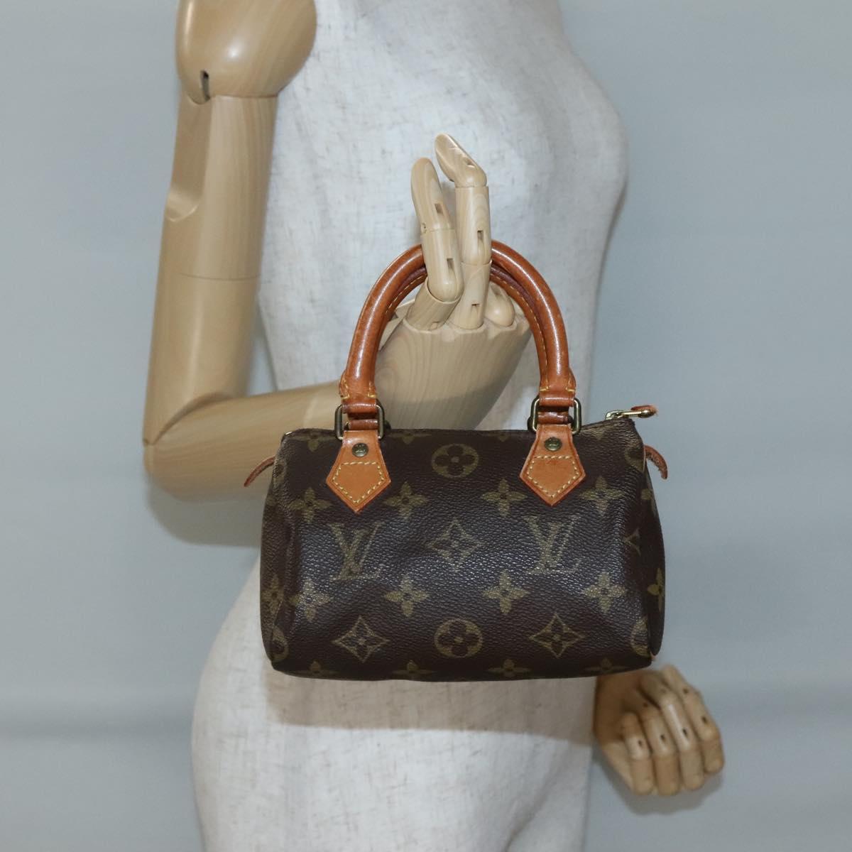 LOUIS VUITTON Monogram Mini Speedy Hand Bag M41534 LV Auth 140853