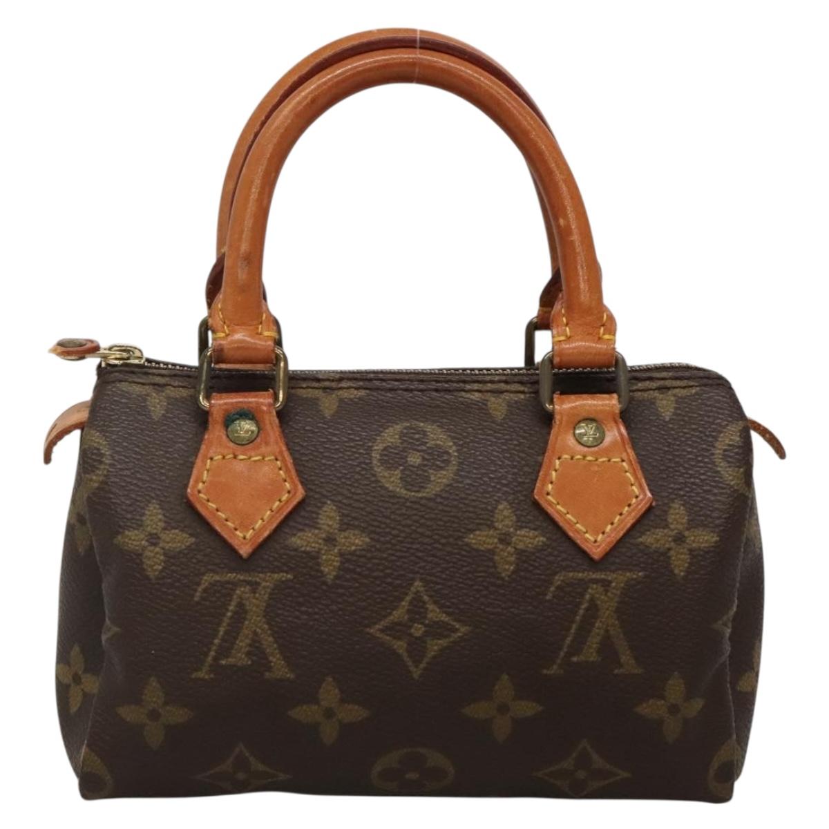 LOUIS VUITTON Monogram Mini Speedy Hand Bag M41534 LV Auth 140853