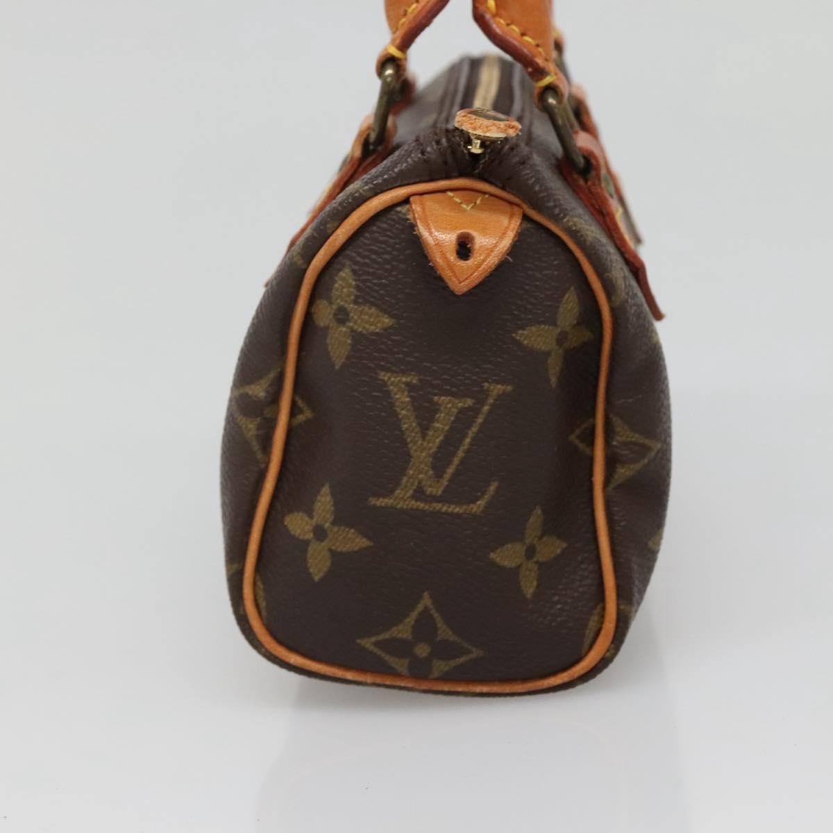 LOUIS VUITTON Monogram Mini Speedy Hand Bag M41534 LV Auth 140853