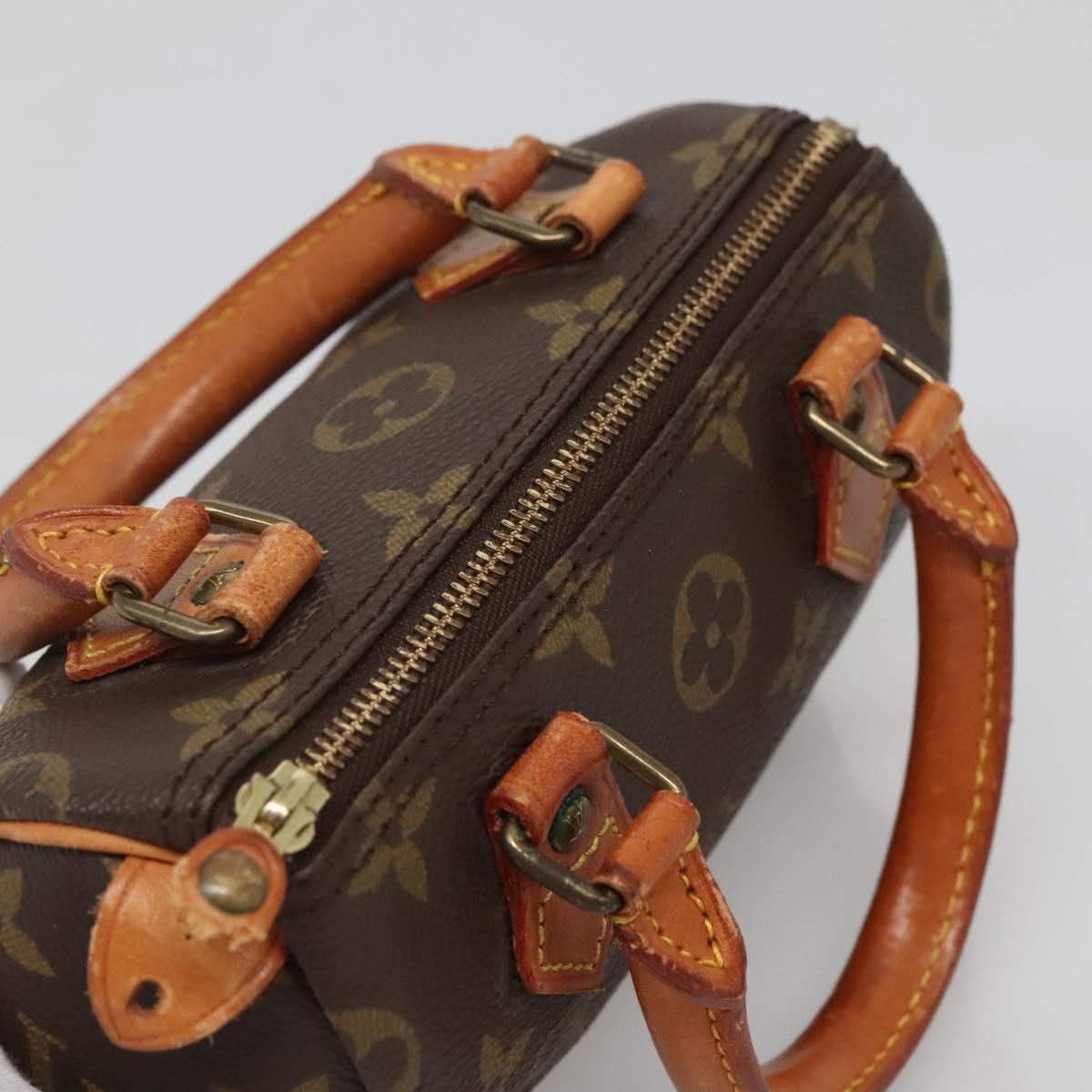 LOUIS VUITTON Monogram Mini Speedy Hand Bag M41534 LV Auth 140853