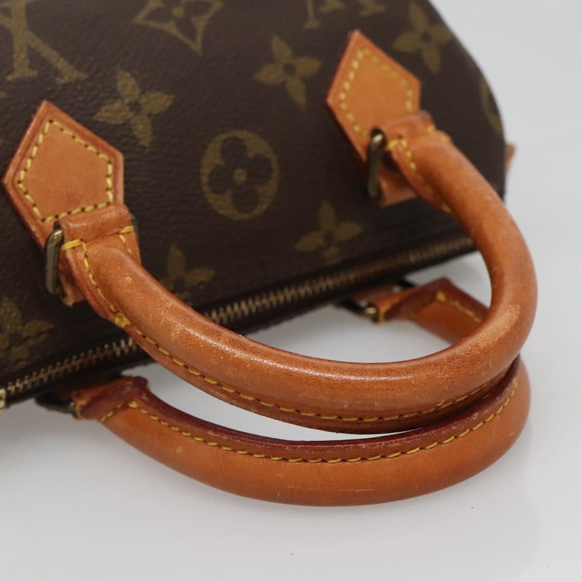 LOUIS VUITTON Monogram Mini Speedy Hand Bag M41534 LV Auth 140853