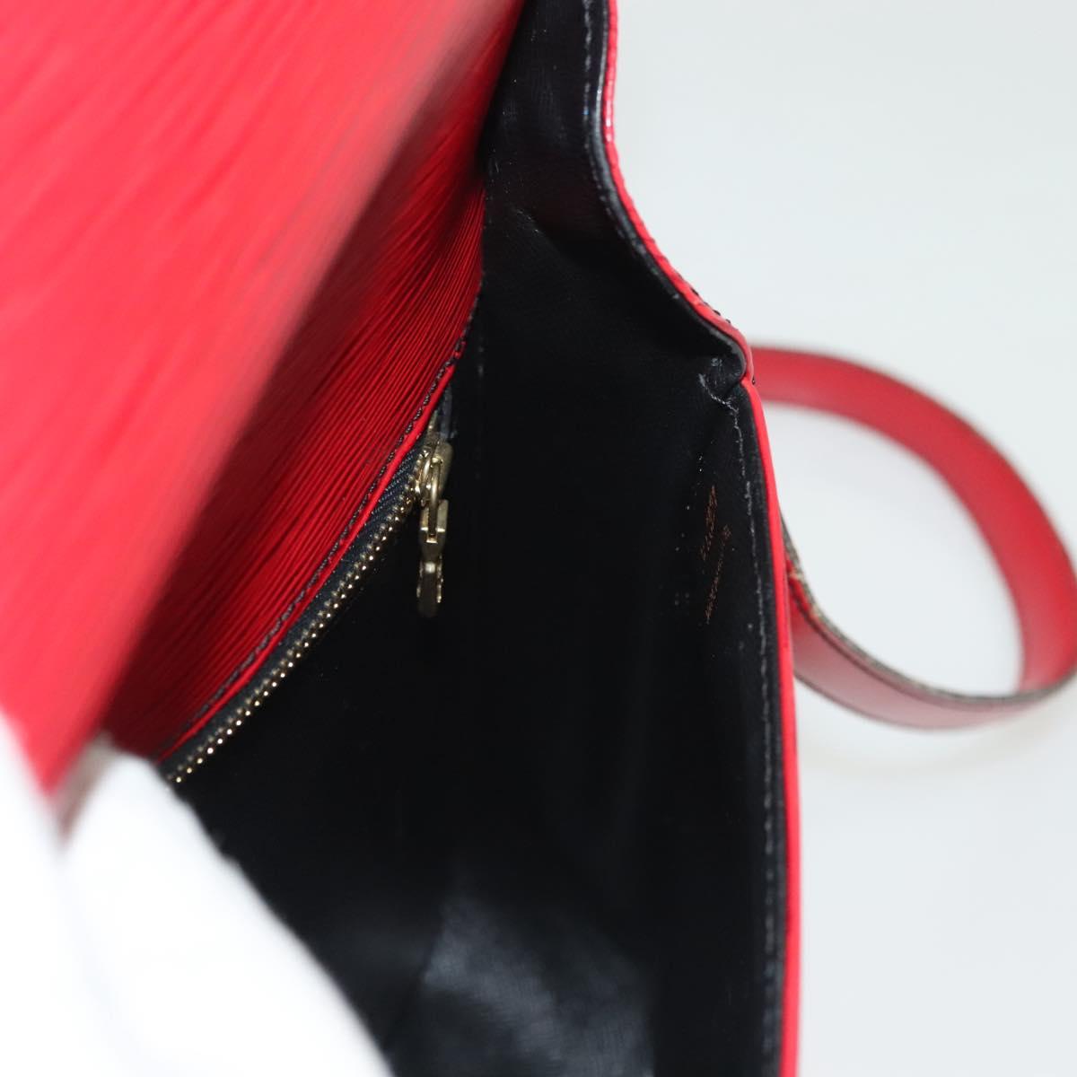 LOUIS VUITTON Epi Saint Cloud GM Shoulder Bag Red M52197 LV Auth 140860